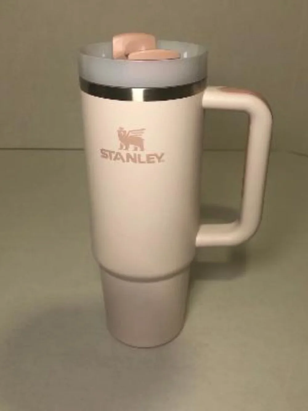 Stanley 30 oz Stainless Steel H2.0 Flowstate Quencher Tumbler Rose Quartz - Picture 1 of 12